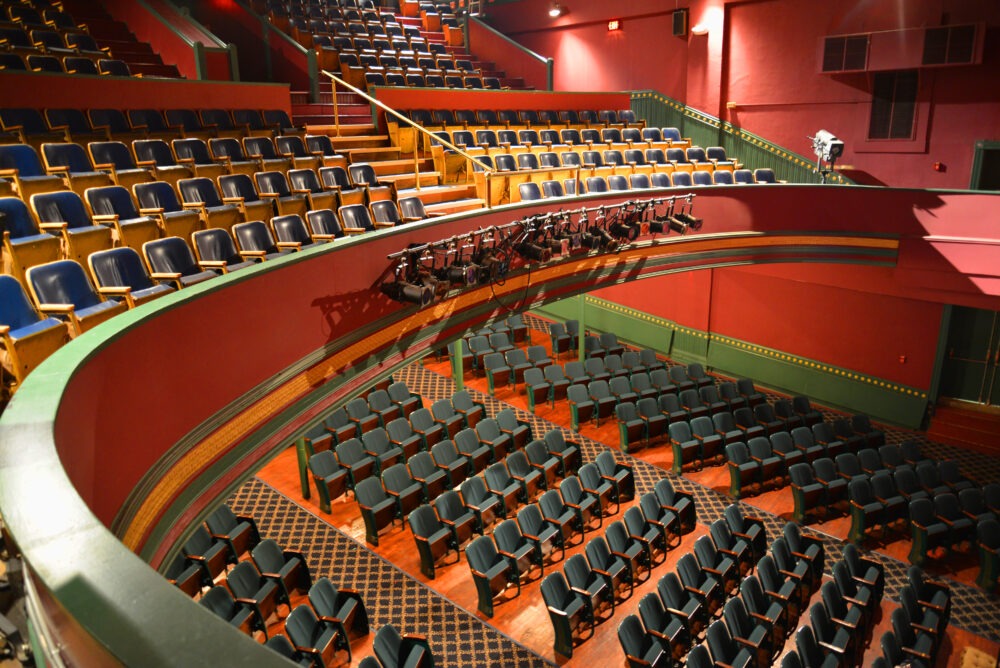 seats in an indoor theater