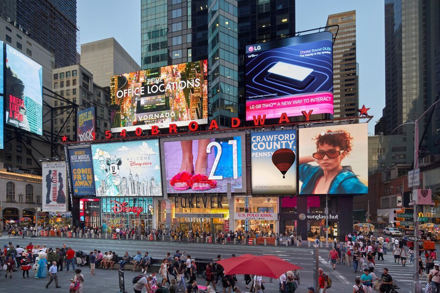 Times Square Billboard To Promote Crawford County Tourism