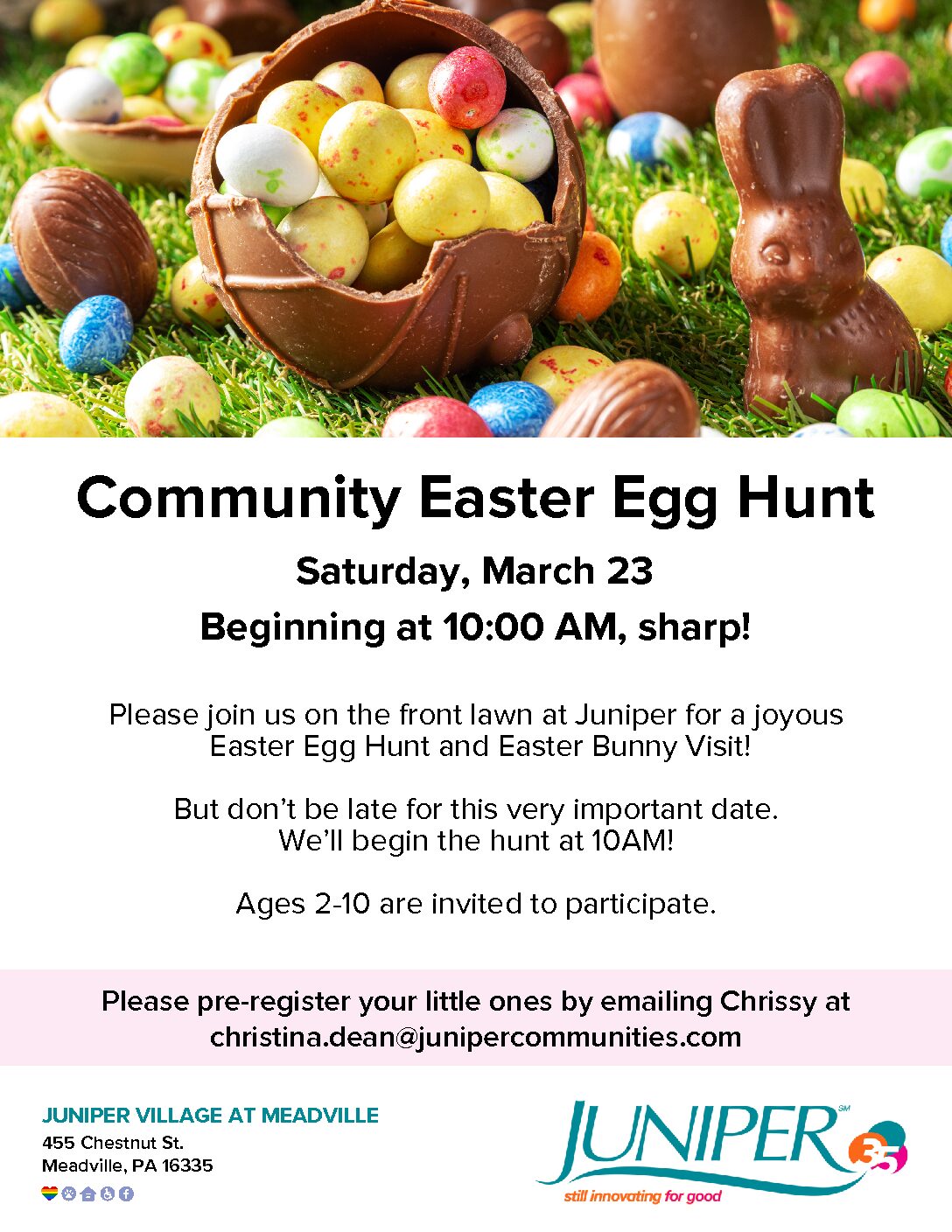 Easter Egg Hunt Visit Crawford County Pa