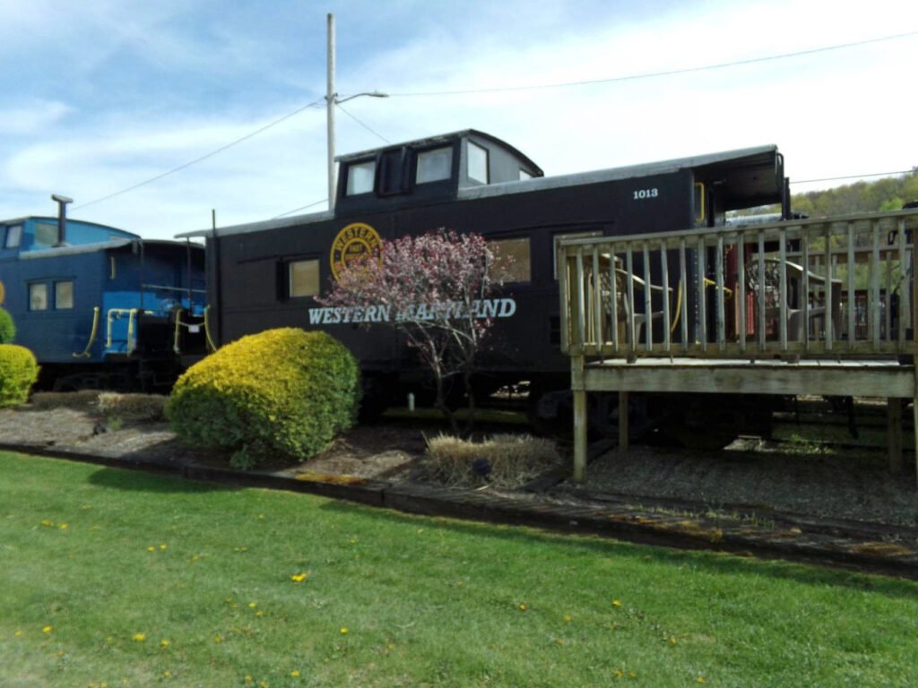 Train Caboose at the Caboose Motel in Titusville PA