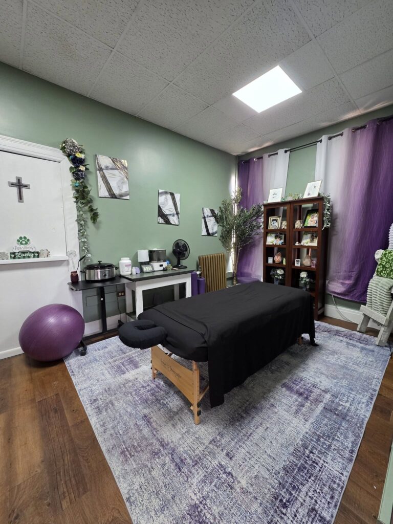 Massage Room at the Under Pressure Therapeutic Massage