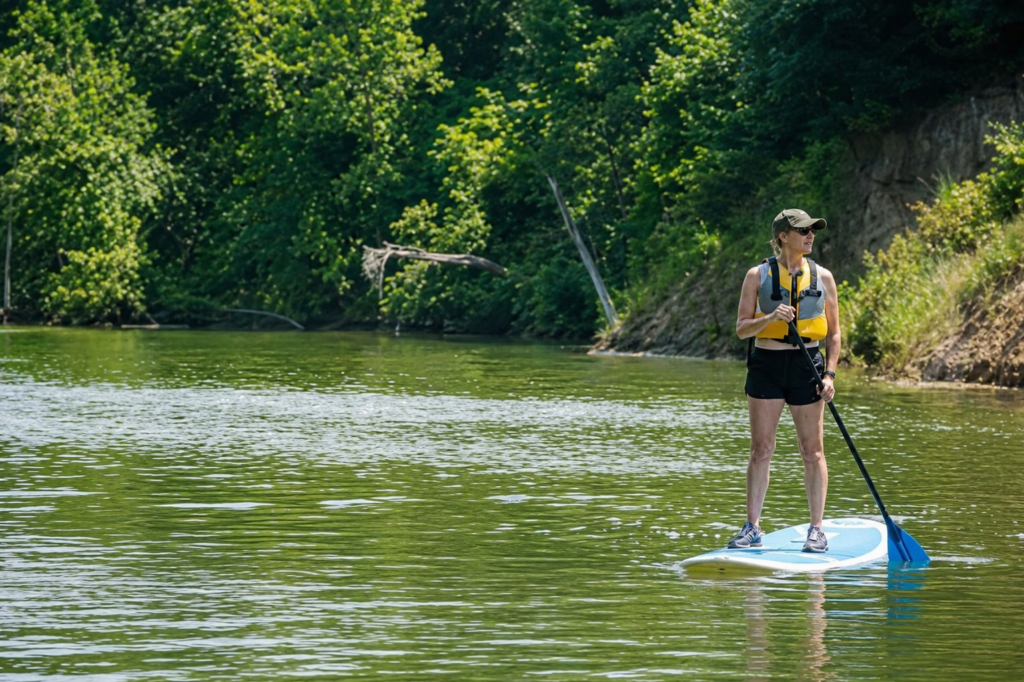 Paddle Boarding on Lake Pymatuning