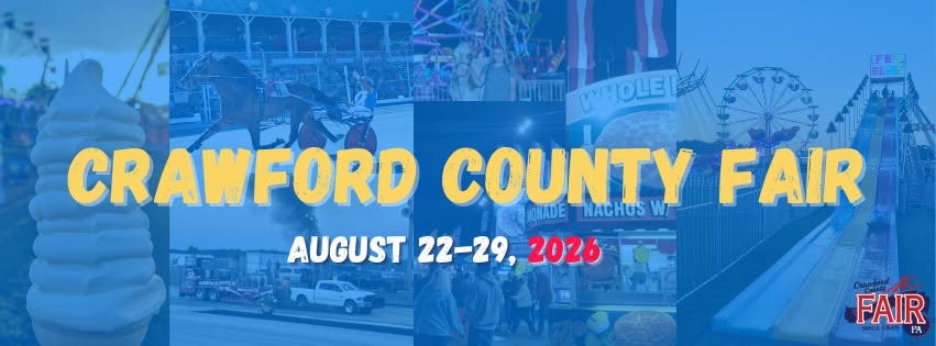 Crawford County Fair August 22nd - 29th