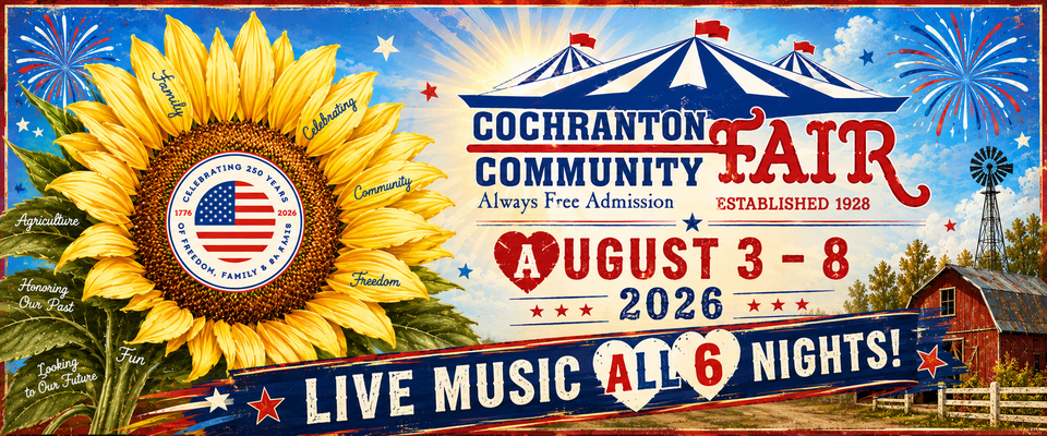 Cochranton Community Fair August 3-8